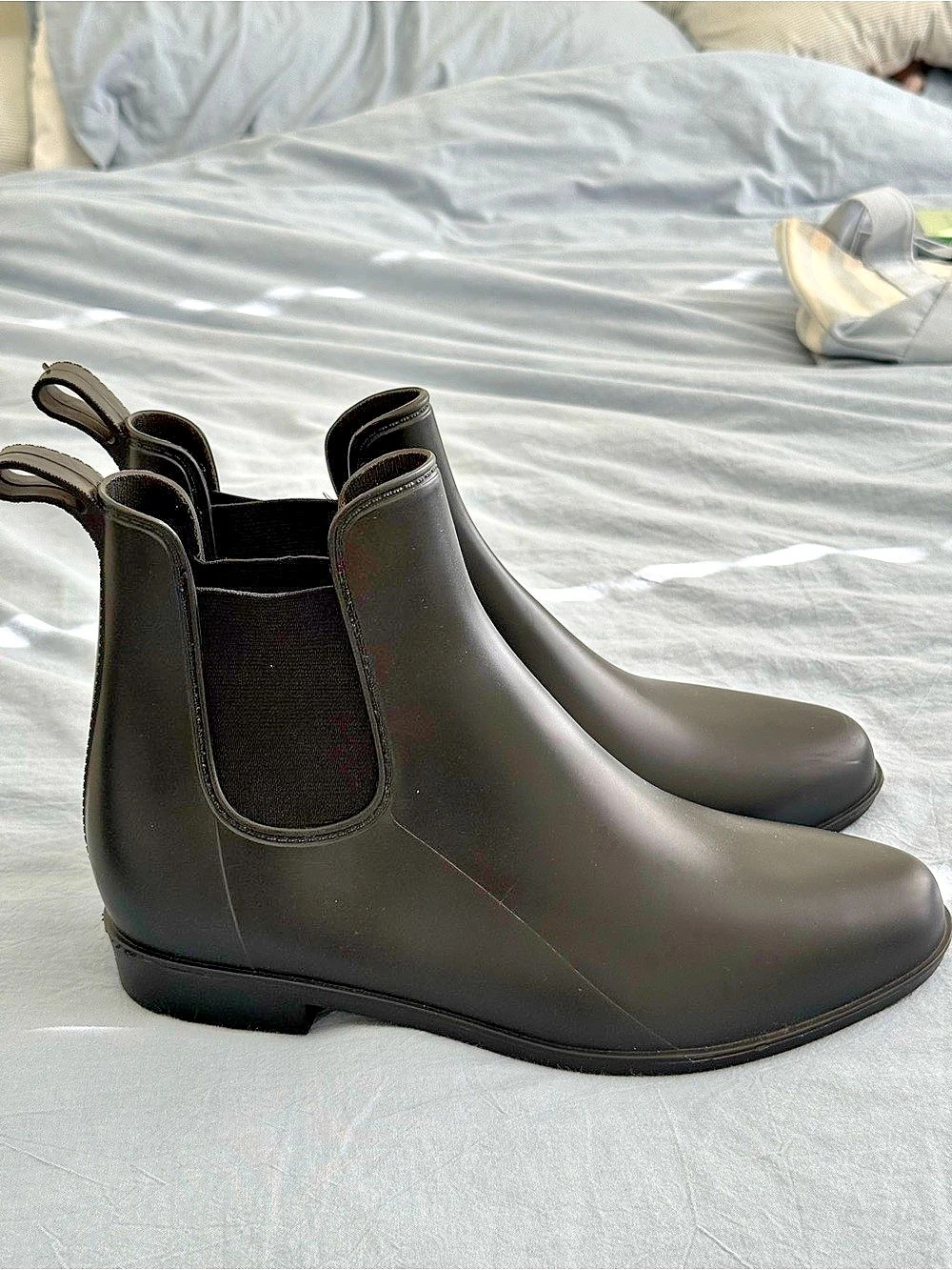 Rain Boot ~ Black Ankle Boots